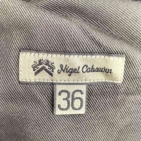ナイジェルケーボン NIGEL CABOURN BRITISH ARMY PANT BLACK DENIM メンズ FR:36-38