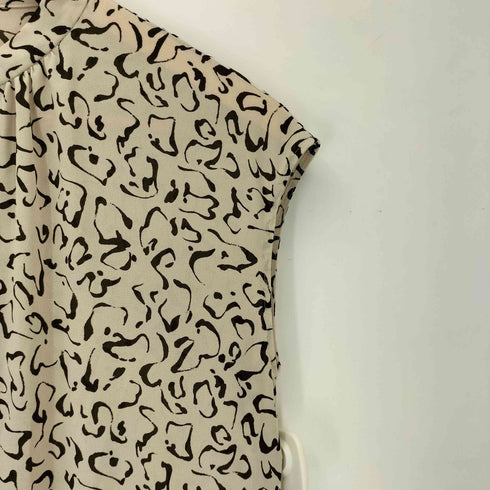 ビューティーアンドユースユナイテッドアローズ BEAUTY & YOUTH UNITED ARROWS ハンドペイントデザイン ティアードフレンチスリーブシャツワンピース レディース JPN:S
