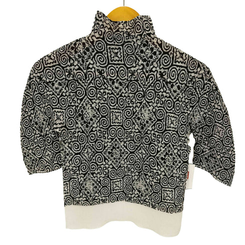 ミーイッセイミヤケ me ISSEY MIYAKE 10SS 総柄 ハイネック プリーツトップ レディース