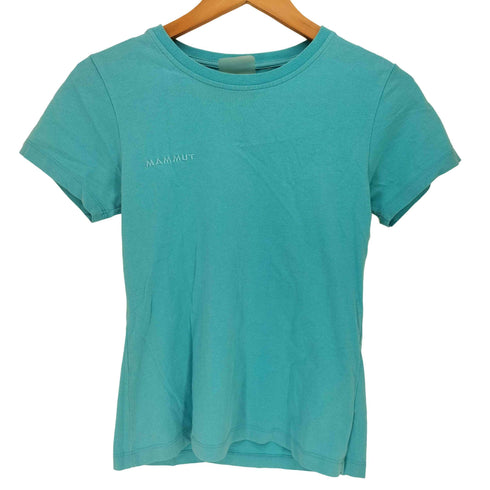 マムート MAMMUT ロゴ刺繍 バックプリント クルーネック Tシャツ レディース