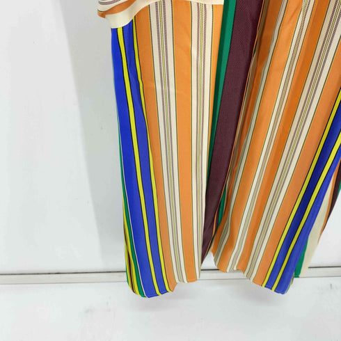 キャバン CABaN マルチストライプ ノースリーブワンピース レディース import:S