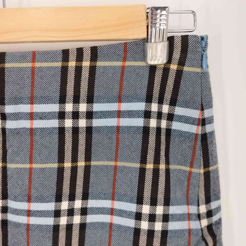 バーバリーブルーレーベル BURBERRY BLUE LABEL ウールノバチェックタイトスカート レディース JPN:38