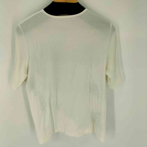 BRUNO PIATTELLI ラインストーン付き バラ プリント クルーネックTシャツ Y2K レディース