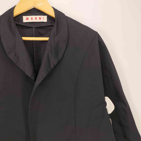 マルニ MARNI イタリア製 丸襟 ポリ ボタンレス Q/S コート レディース EUR:38
