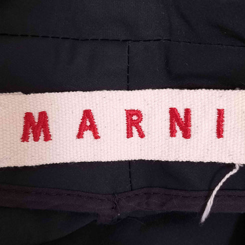 マルニ MARNI イタリア製 丸襟 ポリ ボタンレス Q/S コート レディース EUR:38