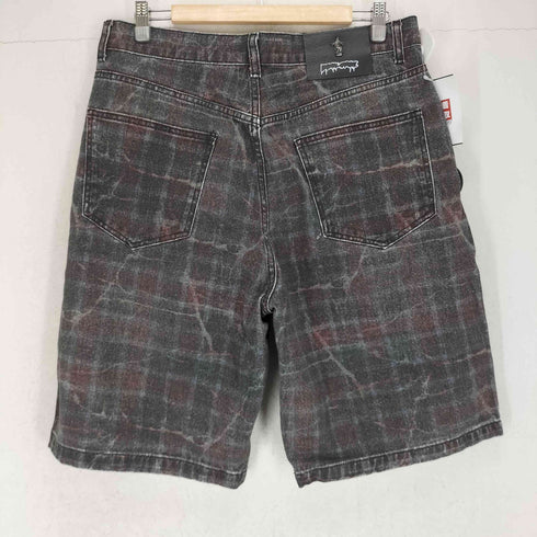 ファッキンオーサム FUCKING AWESOME 25SS MILLER PLAID DENIM SHORT メンズ 32