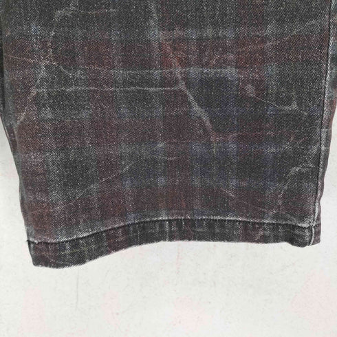 ファッキンオーサム FUCKING AWESOME 25SS MILLER PLAID DENIM SHORT メンズ 32