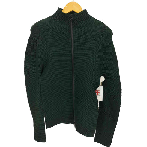 ミーイッセイミヤケ me ISSEY MIYAKE 03AW Double-Zip StretchPleated Top ダブルジップ ストレッチプリーツトップ レディース