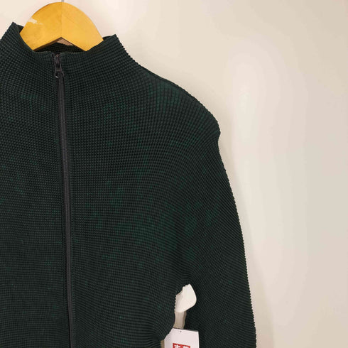 ミーイッセイミヤケ me ISSEY MIYAKE 03AW Double-Zip StretchPleated Top ダブルジップ ストレッチプリーツトップ レディース