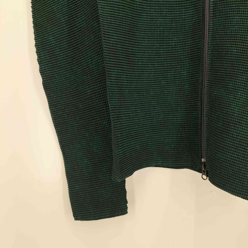 ミーイッセイミヤケ me ISSEY MIYAKE 03AW Double-Zip StretchPleated Top ダブルジップ ストレッチプリーツトップ レディース