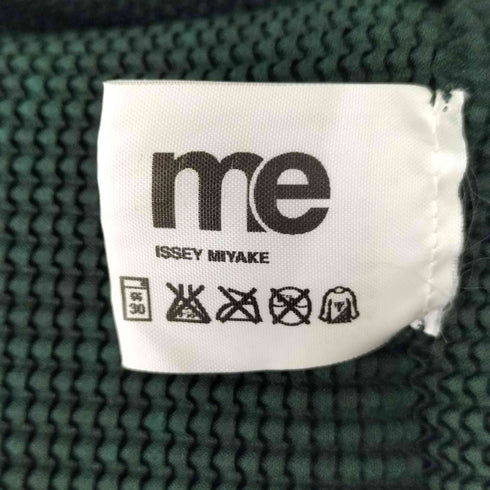 ミーイッセイミヤケ me ISSEY MIYAKE 03AW Double-Zip StretchPleated Top ダブルジップ ストレッチプリーツトップ レディース