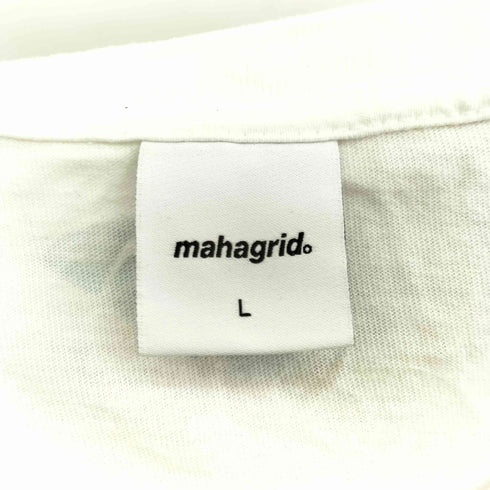 マハグリッド mahagrid WATER RABBIT TEE フロントデザイン ラビットプリント S/S Tシャツ メンズ JPN:L