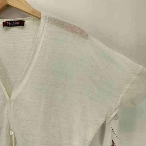 マックスマーラステュディオ MAX MARA STUDIO リネン混 カーディガン レディース S