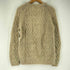 AN IRISH TRADITIONAL MADE IN IRELAND 80-90S ウール ケーブルニット メンズ