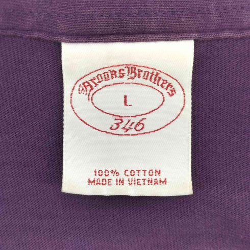 ブルックスブラザーズ BROOKS BROTHERS ロゴ刺繍 コットン ラグラン 長袖 ポロシャツ メンズ import:L
