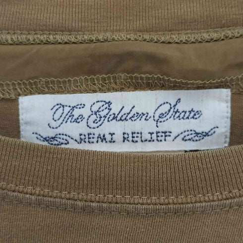 レミレリーフ REMI RELIEF BRFストラップ付30天竺ロンT メンズ JPN:M