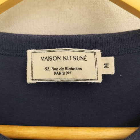 メゾンキツネ MAISON KITSUNE トリコロールフォックスヘッド S/S Tシャツ メンズ import:M