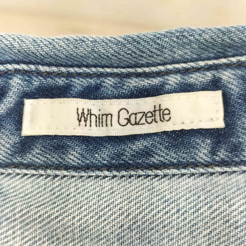 ウィムガゼット Whim Gazette ドロップデニムシャツ レディース FREE