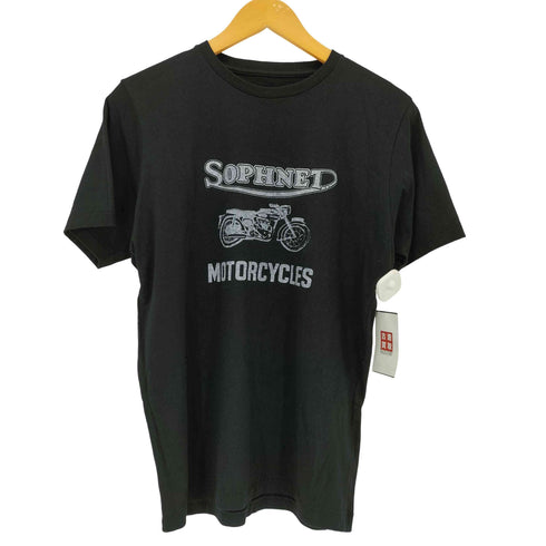 ソフネット SOPHNET. MOTORCYCLESプリント クルーネックTシャツ メンズ import:M