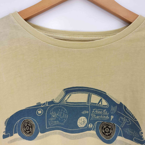 デウスエクスマキナ Deus Ex Machina 車プリント クルーネックTシャツ メンズ JPN:S
