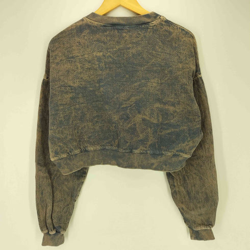 ザラ ZARA WASHED EFFECT CROP TOP レディース import:M