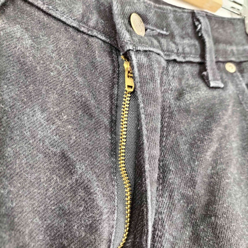プリズンブルー PRSN BLU ジップフライ ダブルニー デニムパンツ メンズ W32 L32