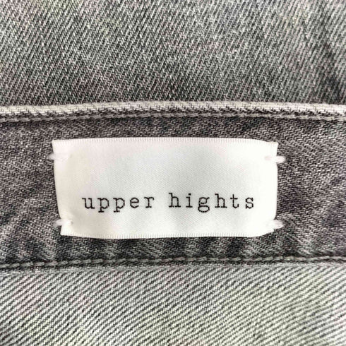 アッパーハイツ upper hights THE NIECE MID-RISE ジップフライ ワイドデニムパンツ レディース 24