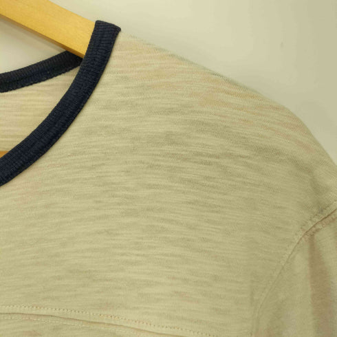 デウスエクスマキナ Deus Ex Machina フロッキープリント ナンバリング 73 リンガーTシャツ メンズ JPN:S