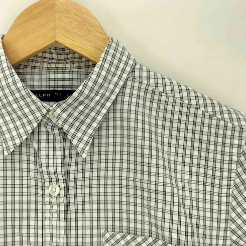 ラルフローレンアールエル RALPH RL LAUREN チェック コットン S/S レギュラーカラーシャツ レディース JPN:11号