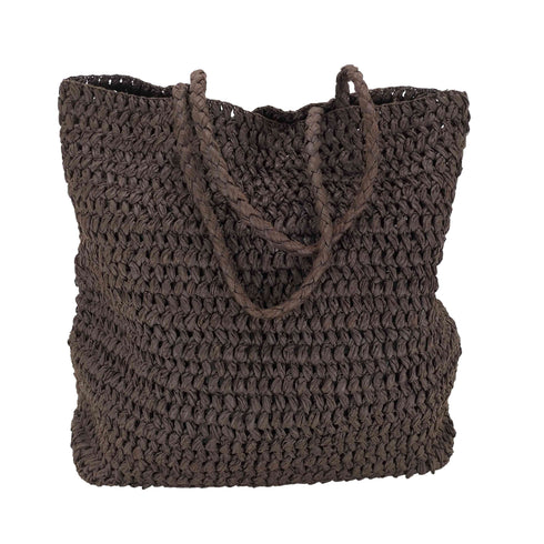 マンゴ MANGO Natural fibre maxi bag レディース