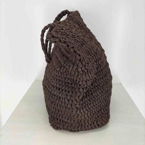 マンゴ MANGO Natural fibre maxi bag レディース