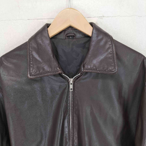 cow leather レザージップアップブルゾン メンズ JPN:L