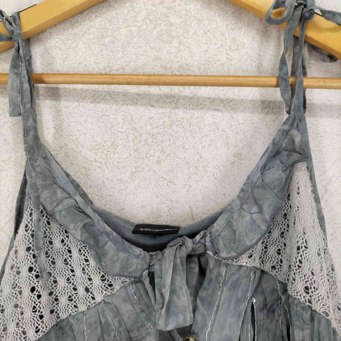 Vassafull Y2K フェアリーグランジ レース フリル キャミ ワンピース レディース JPN:L