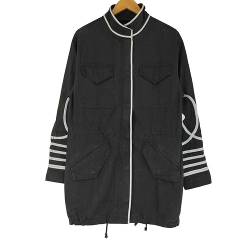 マイケルコース Michael Kors Embellished Washed Canvas Military Parka ミリタリーモッズコート レディース import:XS