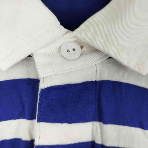 ラルフローレン RALPH LAUREN ワッペン刺繍 ボーダー S/S ポロシャツ レディース import:S