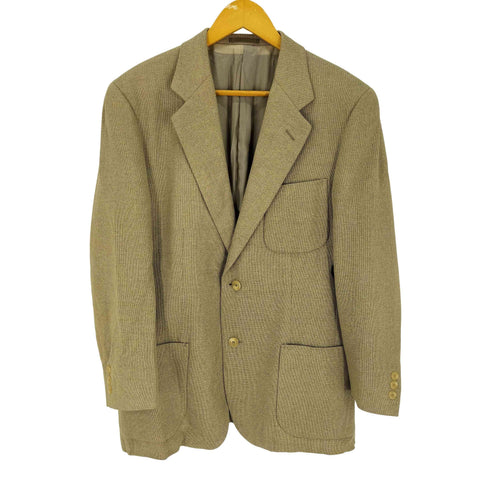 バーバリーロンドン BURBERRY LONDON ウールシルクリネン 2B シングルテーラードジャケット メンズ import:L