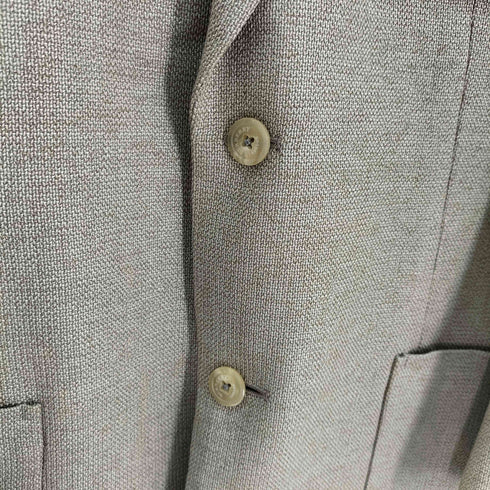 バーバリーロンドン BURBERRY LONDON ウールシルクリネン 2B シングルテーラードジャケット メンズ import:L