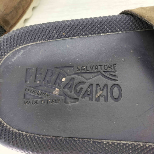 サルヴァトーレフェラガモ Salvatore Ferragamo ストラップ レザーサンダル メンズ UK:8