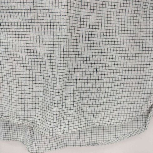 ユニクロアンドルメール UNIQLO AND LEMAIRE チェック柄 コットンリネン L/S BDシャツ レディース JPN:L