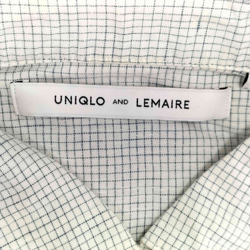 ユニクロアンドルメール UNIQLO AND LEMAIRE チェック柄 コットンリネン L/S BDシャツ レディース JPN:L