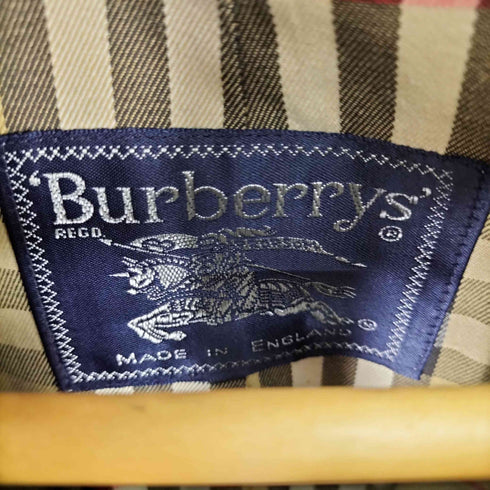バーバリーズ BURBERRYS 玉虫 トレンチコート 裏地ノバチェック メンズ M 83B