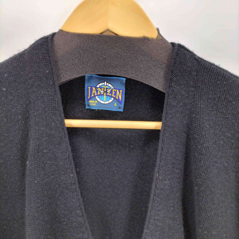 ジャンセン jantzen 90S USA製 アクリルカーディガン ブラック メンズ import:L