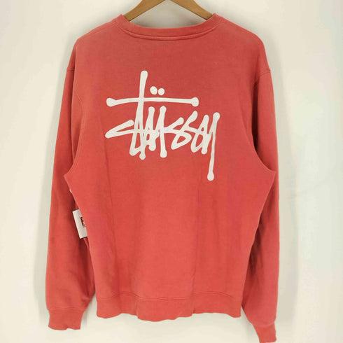 ステューシー Stussy BASIC LOGO SWEAT ショーンフォント プリント クルーネック スウェット メンズ import:M
