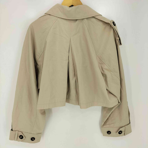 ザラ ZARA クロップド丈 ダブルブレスト テーラード ャケット レディース import:S
