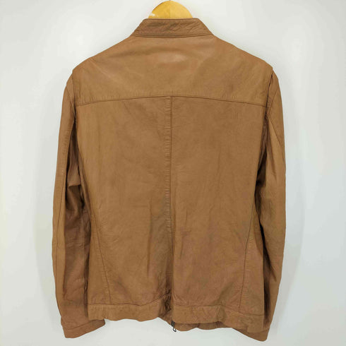 モルガンオム MORGAN HOMME ラムレザー シングルライダースジャケット メンズ L