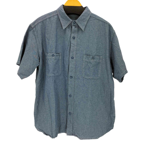 復刻 US NAVY シャンブレーシャツ マチ付き メンズ 18-181/2
