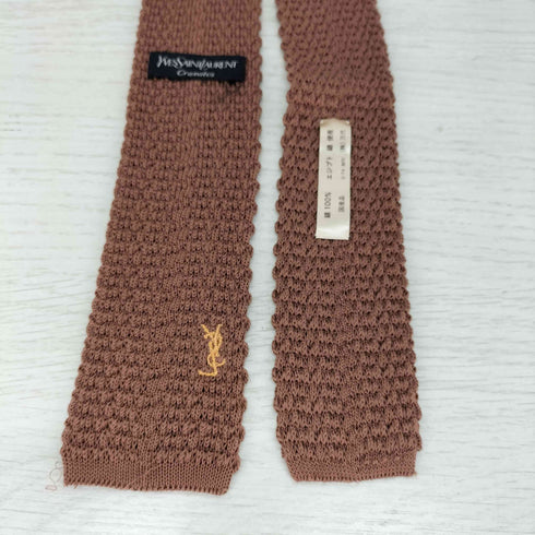 イヴサンローラン Yves Saint Laurent コットン ニットタイ メンズ ONE SIZE