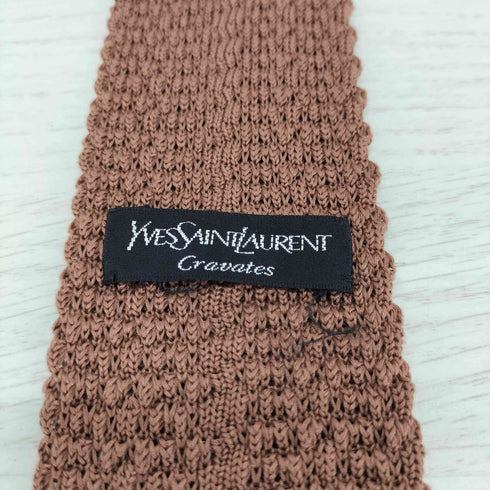 イヴサンローラン Yves Saint Laurent コットン ニットタイ メンズ ONE SIZE