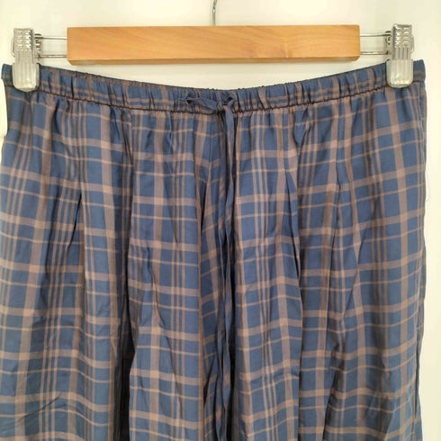 ザラ ZARA チェック レーヨン 1タック バルーン パンツ レディース JPN:S