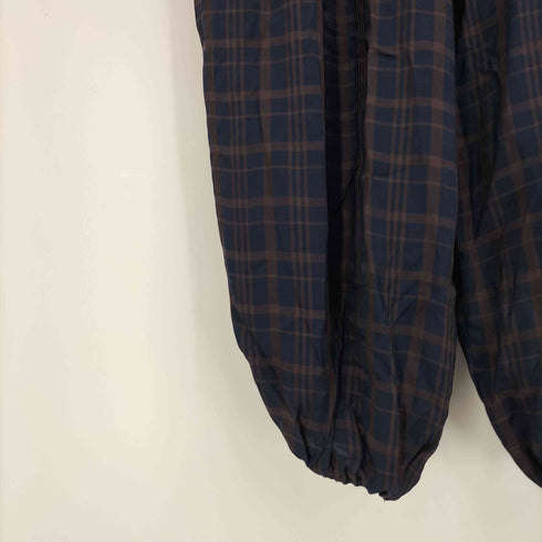 ザラ ZARA チェック レーヨン 1タック バルーン パンツ レディース JPN:S